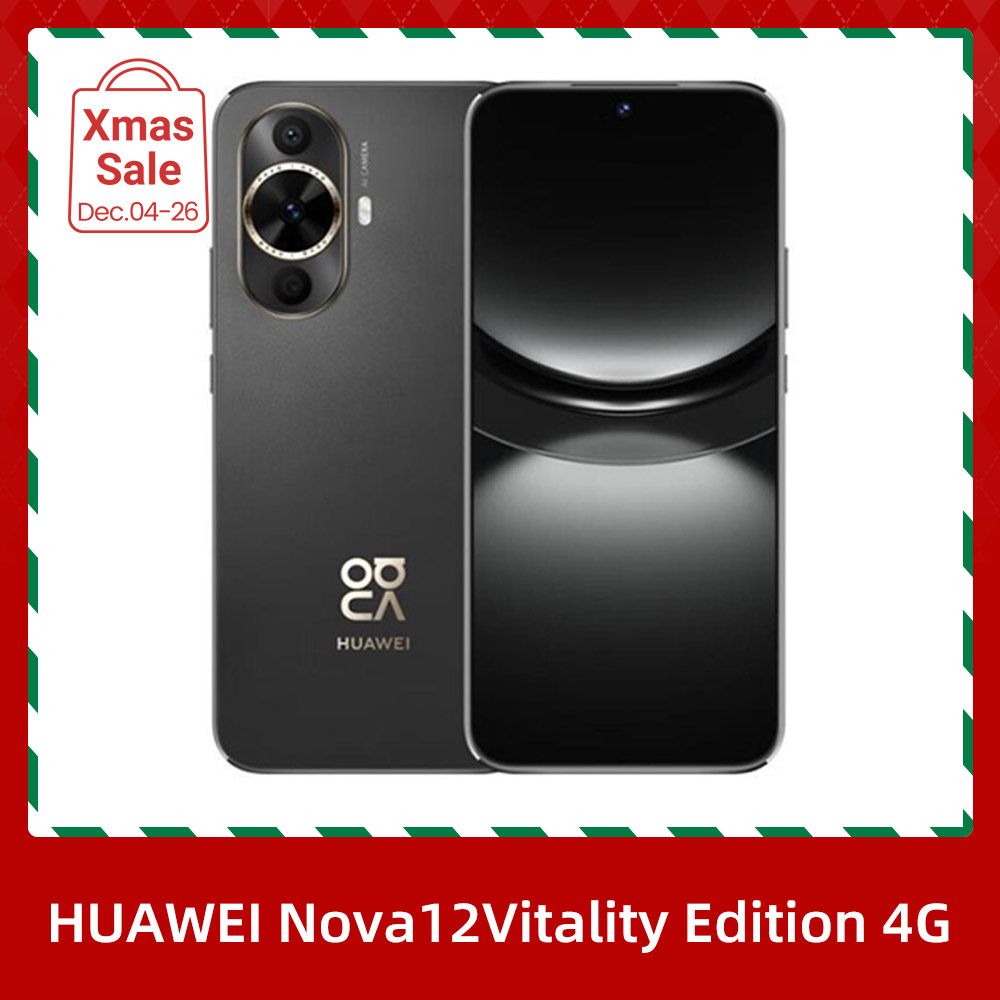 Refurbished Huawei Nova 12 Vitality Edition 4G CPU Qualcomm Snapdragon 778G 4G 6.7-inch screen 50MP camera 4500mAh battery smartphone