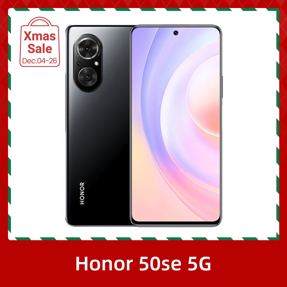 Refurbished Phone Honor 50 SE 5G CPU MediaTek Dimensity 900 6.78-inch Screen 100MP Camera 4000mAh used Phone