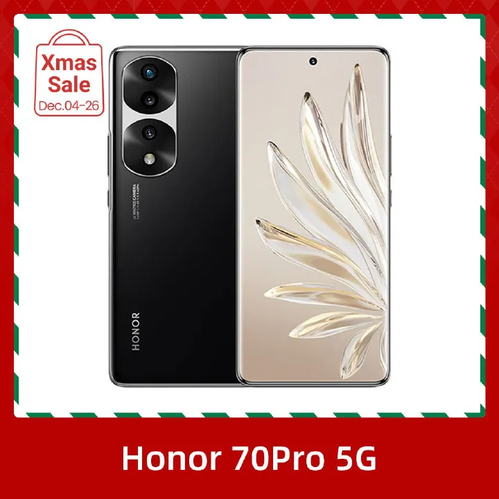 Refurbished Phone Honor 70 Pro 5G CPU MediaTek Dimensity 8000 6.78-inch Screen 54MP Camera 4500mAh used Phone