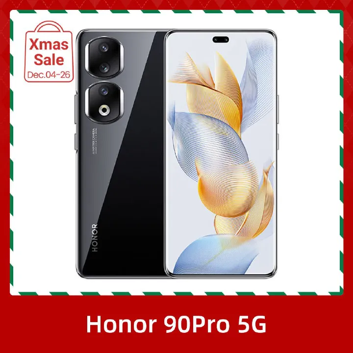 Refurbished Phone Honor 90 Pro 5G CPU Qualcomm Snapdragon 8+ Gen1 6.78-inch Screen 200MP Camera 5000mAh used Phone