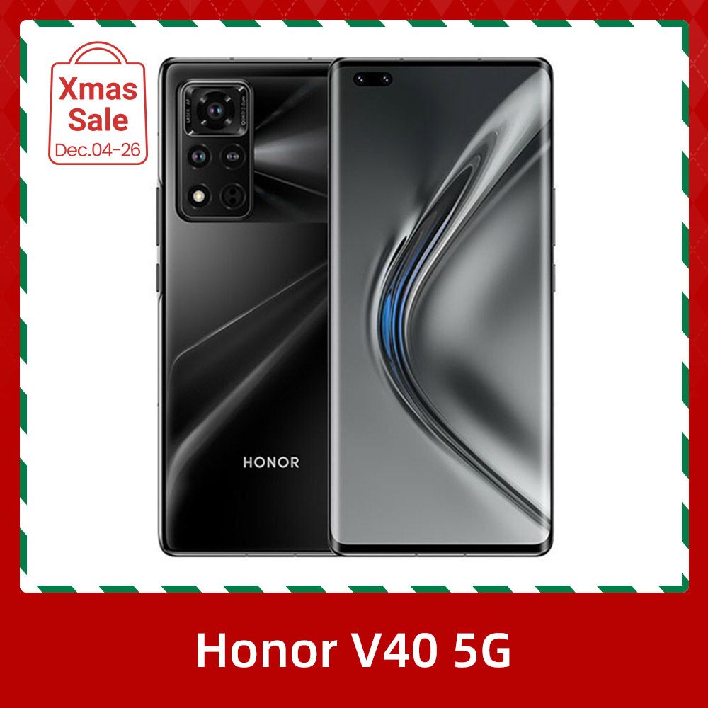 Refurbished Phone Honor V40 5G CPU MediaTek Dimensity 1000+ 6.72-inch Screen 50MP Camera 4000mAh used Phone