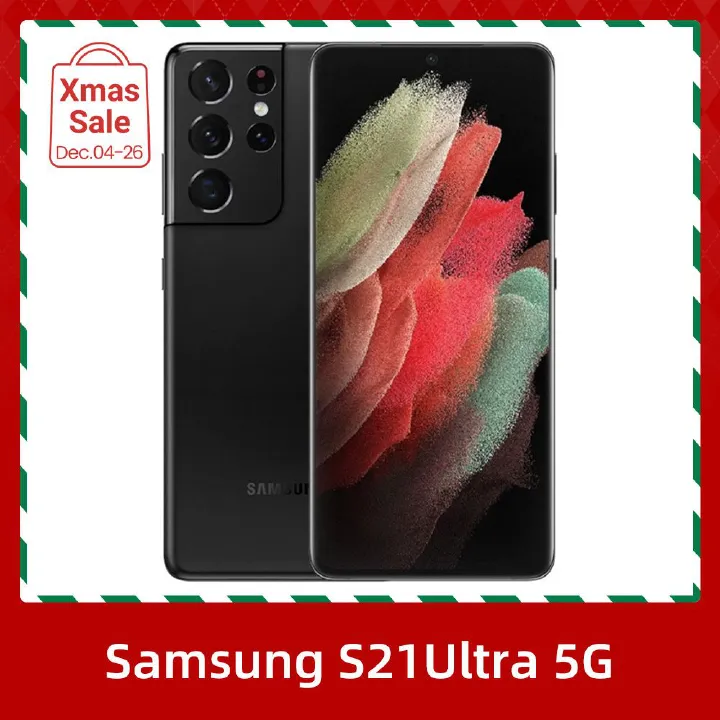 Refurbished Samsung Galaxy S21 Ultra 5G 6.8-inch Screen CPU Qualcomm Snapdragon 888 108MP Camera 5000mAh Battery Mobile Phone
