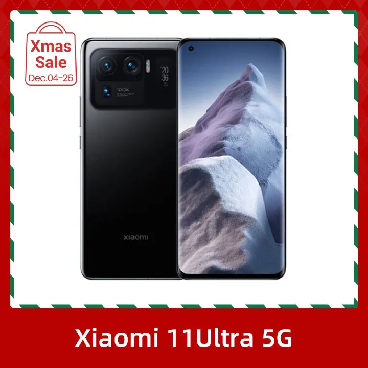 Refurbished Xiaomi 11 Ultra 5G 6.81-inch Screen No screen fingerprint CPU Qualcomm Snapdragon 888 50MP Camera 5000mAh Battery Smartphone