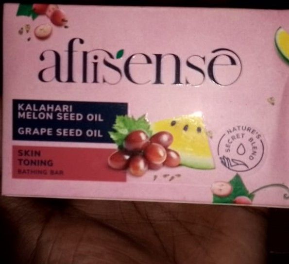 Afrisense Skin Toning Melon Seed Oil And Grape Seed Oil Bar Soap 225g