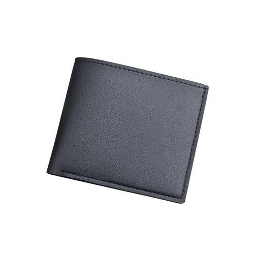Fashion Men's Leather Wallet Holder Purse Pocket - Black