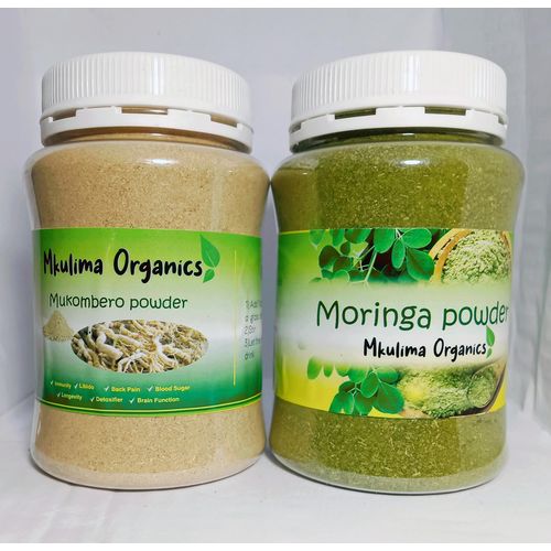 Pure Mukombero Powder and Moringa Powder