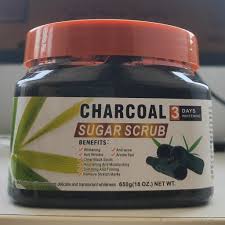 Charcoal Sherbet Whole Body Scrub of Deep Cleaning, Moisturizing, Softening & WHITENING - 500ml