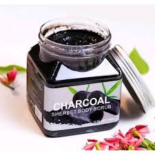 Charcoal Sherbet Whole Body Scrub of Deep Cleaning, Moisturizing, Softening & WHITENING - 500ml