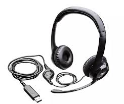 Logitech H390 -USB Headset with Noise-Canceling Microphone - Black