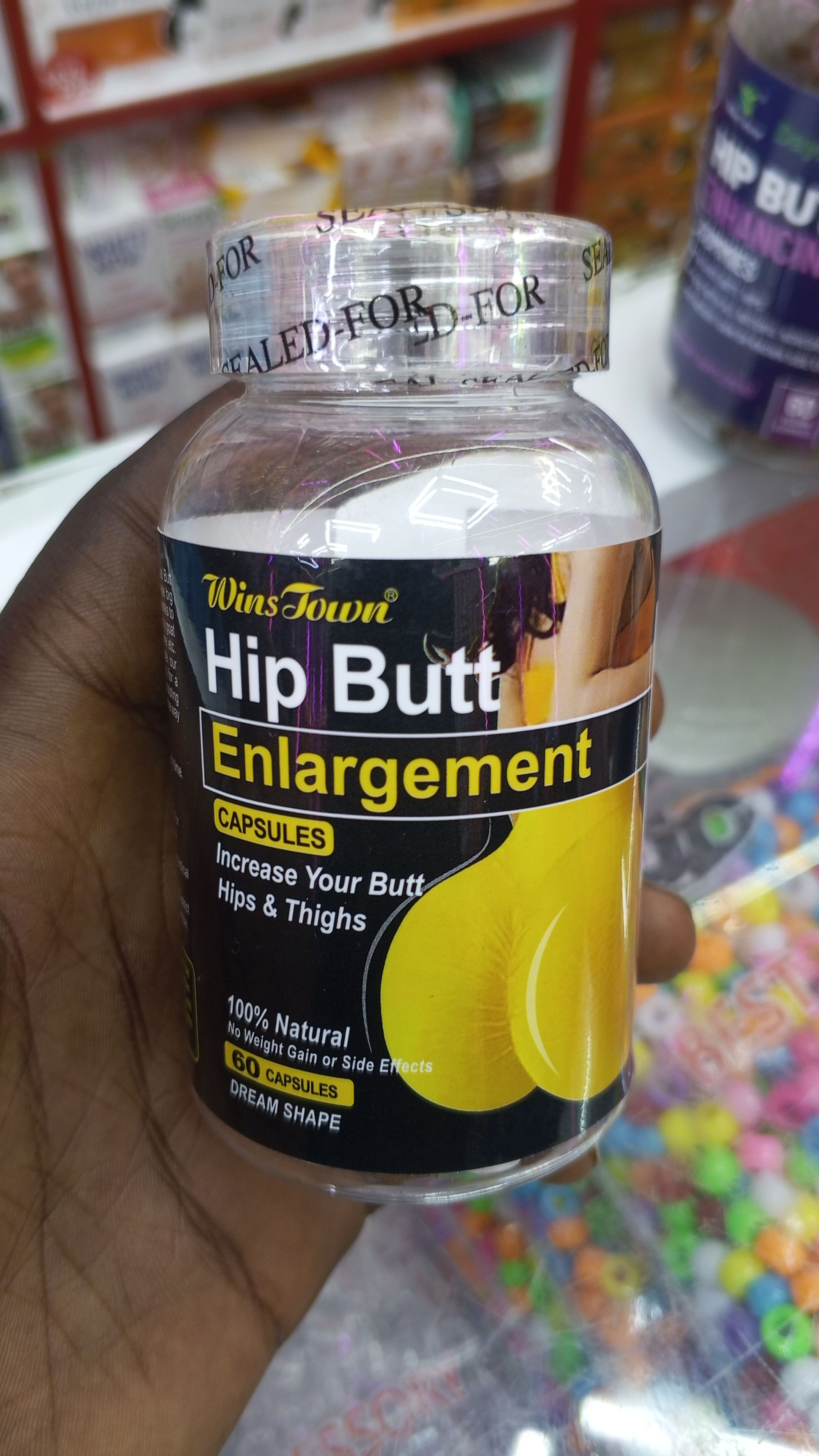 Hip Butt Enlargement CAPSULES Effective Lifting CREATINE and Rapid Enlargement