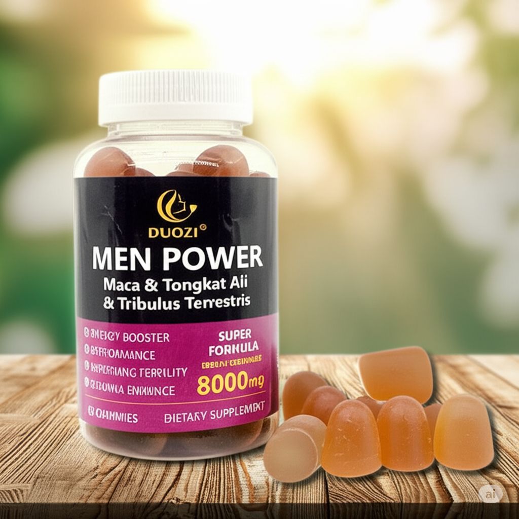 Manpower Men Power Gummies + Maca + Horny Goat Duozi