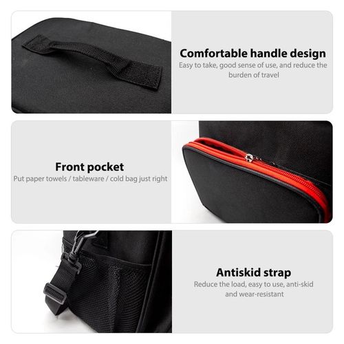 Lunch Bag Large Portable & insulated thermal lunch bag, designed to keep food hot or cold for extended periods