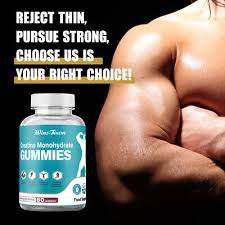 Creatine Gummies Sugar-free Natural Gummies enhanced workout performance, and quicker muscle recovery.