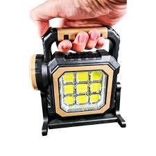 Camping Torch, High Power Led Flashlights Camping Torch Work Light Solar ...Super Luminária Interna E Externa Lanterna Solar