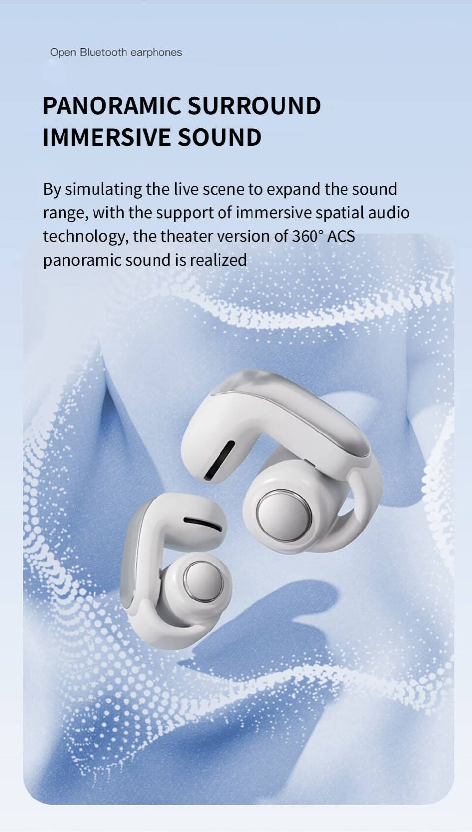 Bose Ultra Open Earbuds True Wireless Bluetooth Headphones with Noise Cancelling, Comfortable Fit, Deep Bass, Crystal Clear Calls, Long Battery Life, Sport and Music Earphones EARPODS