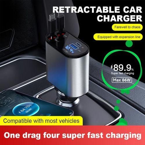 Car charger 4 in 1 super fast car charger