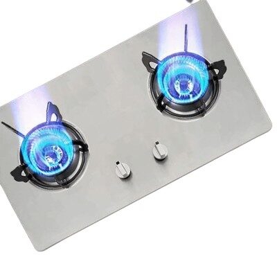 2 Burner Stainless Steel Hob Cooker inbuilt cooker