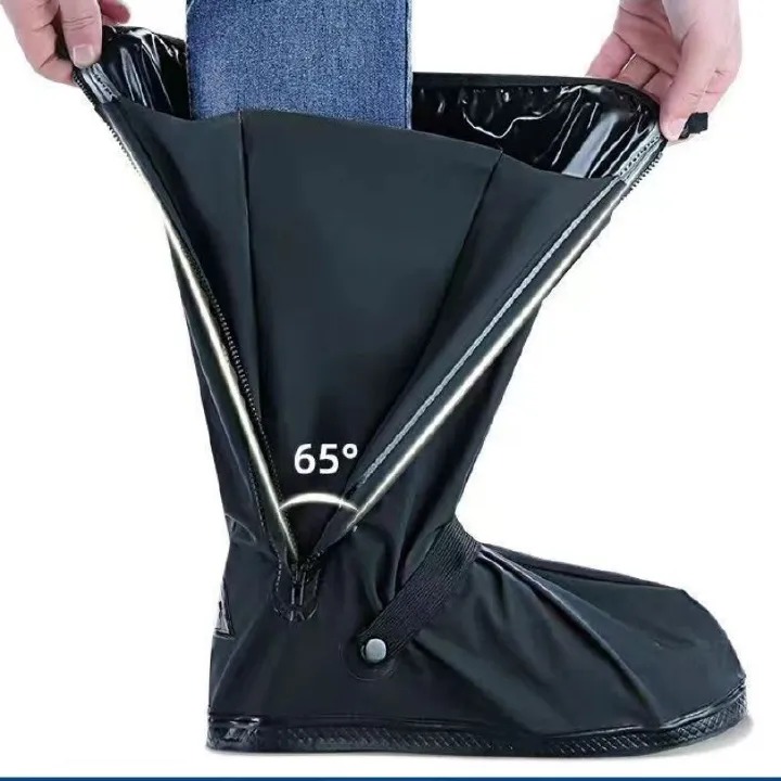 Portable Foldable Reusable Waterproof Cover Rain Boots Shoe Covers Unisex Reusable Non-Slip Boot Shoe Covers Sizes S, M, L, XL, XXL, XXXL
