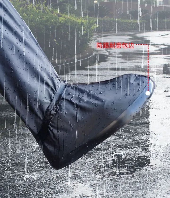 Portable Foldable Reusable Waterproof Cover Rain Boots Shoe Covers Unisex Reusable Non-Slip Boot Shoe Covers Sizes S, M, L, XL, XXL, XXXL