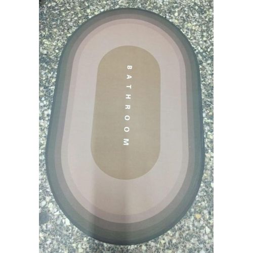 Anti-Slip Super Absorbent Floor Mat 40×60cm – Nappa Leather Surface, Non-Slip Rubber Bottom, Fast-Drying Bathroom/Kitchen/Toilet Door Mat – Multiple Designs Available