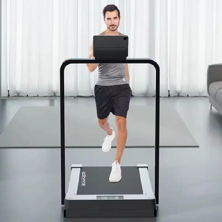 Slim Foldable / portable Treadmill /Walking Pad for Walking and Running, with Preset and Adjustable Programs, with Wireless Remote Control -Upto 6km/h and LED Display that helps Track speed, distance.