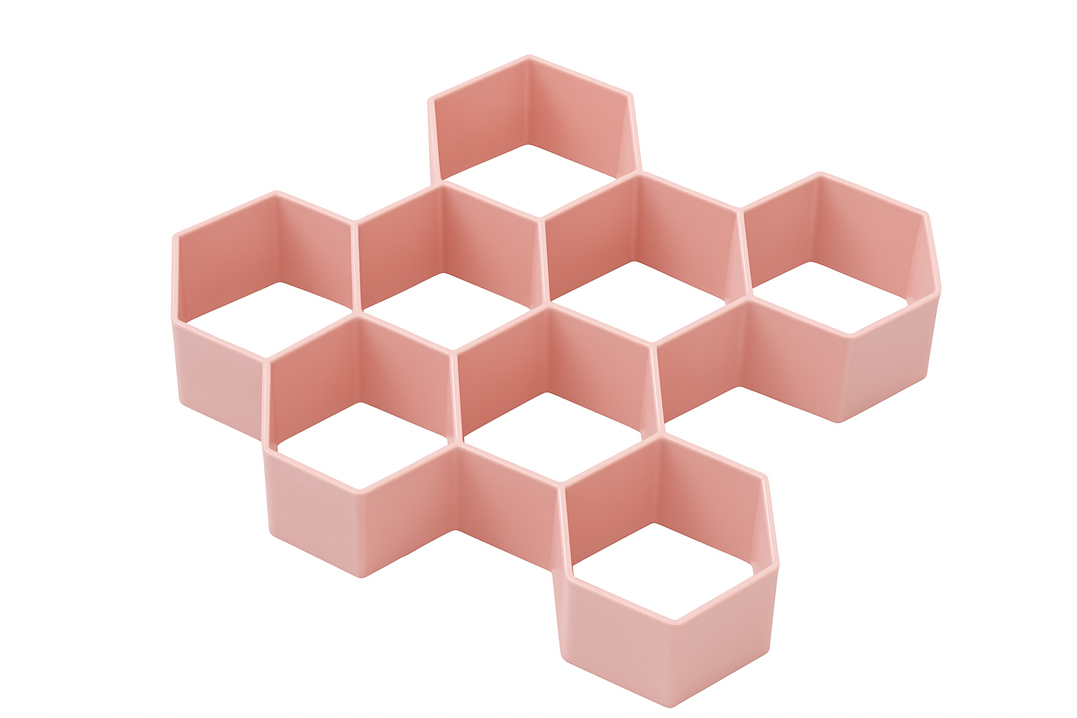 8-Piece Honeycomb Drawer Divider Organizer for Socks, Underwear & Small Clothes | Space Saving Closet Storage | Foldable, Durable & Easy to Install Wardrobe Organizer