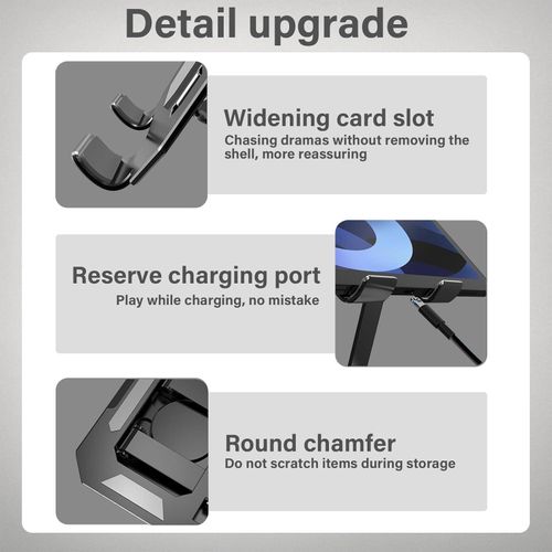 360° Rotatable Tablet Stand Adjustable Foldable Desktop Stand Holder Compatible For 4.7-12 Inch Ipad Pro/Air/Min Laptop Tablet