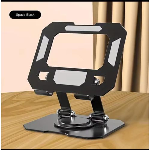 360° Rotatable Tablet Stand Adjustable Foldable Desktop Stand Holder Compatible For 4.7-12 Inch Ipad Pro/Air/Min Laptop Tablet