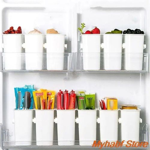 Fridge Organizer Food Fresh Storage Box Refrigerator Side Door Vegetable Fruit Spice Organizer Food Container Kitchen Storage