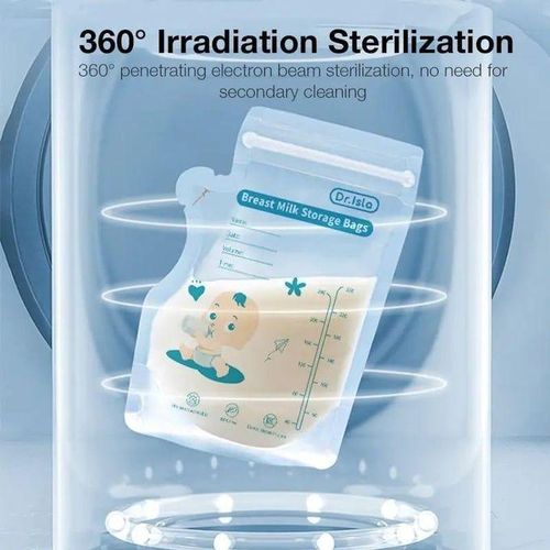 30pcs Breast Milk Freezer Storage Bags 180ml – Leakproof, Free Breastmilk Preservation Pouches for Baby Feeding, Freezer Safe & Durable for Nursing Moms