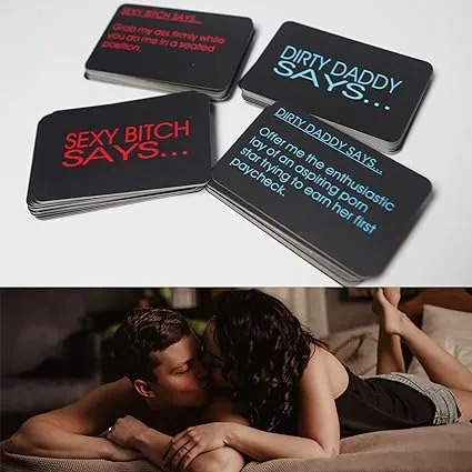 Bedroom Commands! Card Game Adult Fun Naughty Gift for Couple Aid Bedroom Battle, Includes 108 Cards, for The Wild, Not The mild! Sex Game