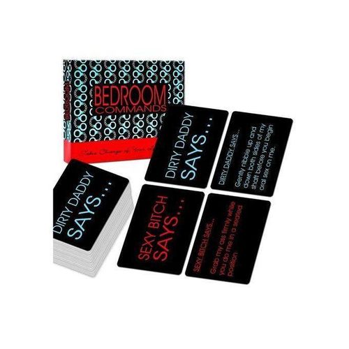 Bedroom Commands! Card Game Adult Fun Naughty Gift for Couple Aid Bedroom Battle, Includes 108 Cards, for The Wild, Not The mild! Sex Game