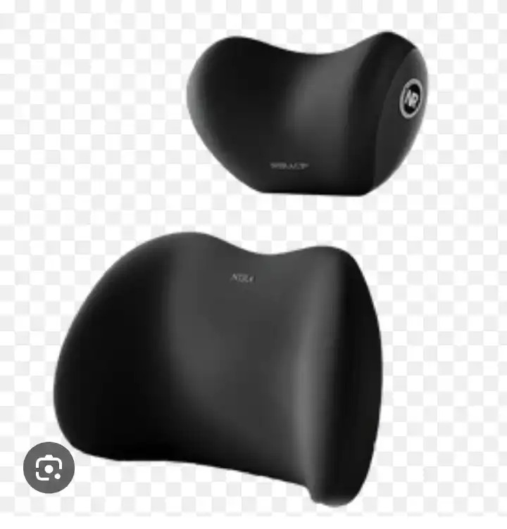 2 Piece Memory Foam Car Headrest and Lumbar Support for Comfortable Driving, Ergonomic Back and Neck Cushion for Long Journeys, Universal Fit for Most Vehicles