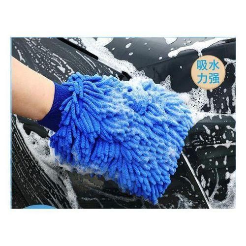 Car Wash Cleaning Gloves Super Microfiber Towel Chenille, Car Wash Mitt & Works as Car Wash Sponge, Chenille Microfiber Wash Mitt Scratch Free, Ultra Absorbent Microfiber Mitt for Cars, Trucks, SUV