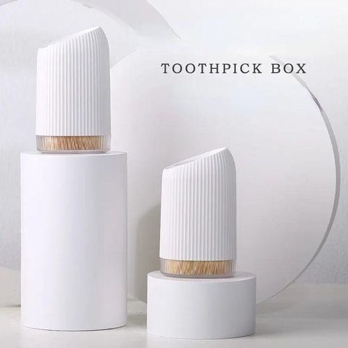 Elegant toothpick holder . Toothpick Dispenser, luxury home decoration for home or restaurant, living room, bedroom, desktop, etc Complements appearance anywhere placed. Durable