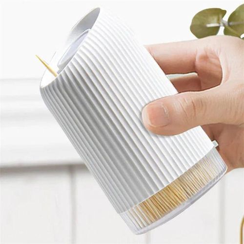 Elegant toothpick holder . Toothpick Dispenser, luxury home decoration for home or restaurant, living room, bedroom, desktop, etc Complements appearance anywhere placed. Durable