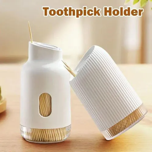 Elegant toothpick holder . Toothpick Dispenser, luxury home decoration for home or restaurant, living room, bedroom, desktop, etc Complements appearance anywhere placed. Durable