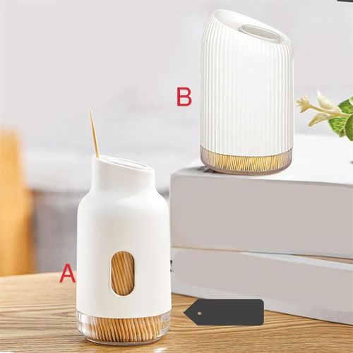 Elegant toothpick holder . Toothpick Dispenser, luxury home decoration for home or restaurant, living room, bedroom, desktop, etc Complements appearance anywhere placed. Durable