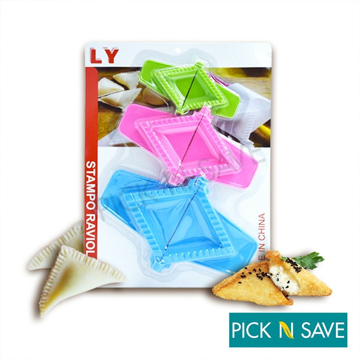 2-Piece Samosa Maker – Non-Stick, Easy-to-Use Dumpling Press Set For Perfect Homemade Samosas, Snacks, And Pastries – Quick, Neat, And Mess-Free