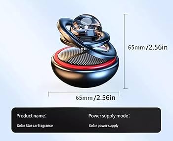 Car Interior Dashboard Air Freshener Rotating Aromatherapy Double Rings Rotary Rotating Air Freshener
