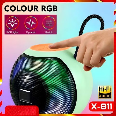 Bluetooth Speaker – Powerful Bass, Portable, Wireless – Long Battery Life It’s designed for easy portability and seamless Bluetooth connection to any device.