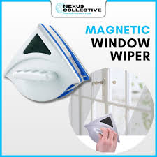 Double Layer Hollow Strong Magnetic Window Glass Cleaner for Easy and Safe Housekeeping Cleaning, Adjustable Strength, Scratch-Free Streak-Free Design for Single and Double Glazed Windows
