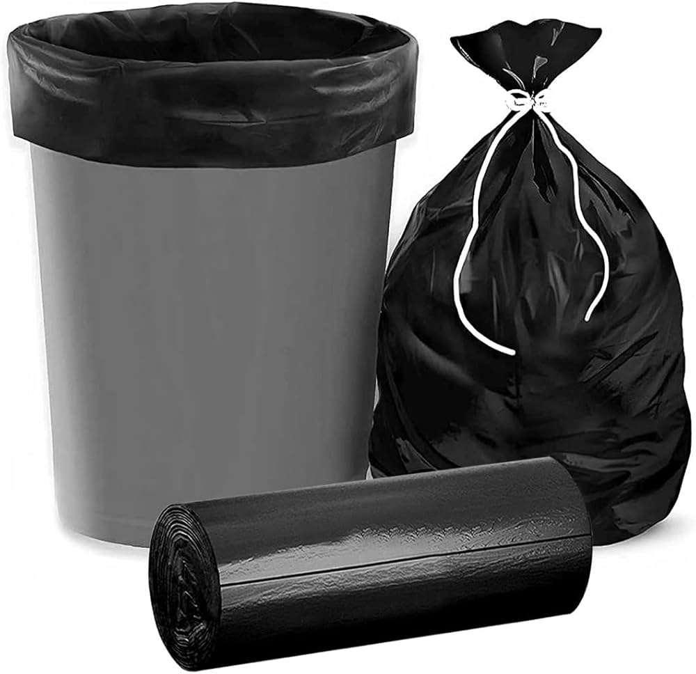 45 cm by 50 cm trash bags 100 pieces .The kitchen waste bin more needs to use the garbage bag with good toughness and very good loading capacity. Our trash bag is suitable for use in the kitchen.