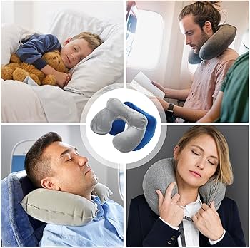 Comfort Memory Foam Pillow Suitable For Adults & Kids,Fashion Embroidered New Travel U-Shaped Pillow, Cotton Suede Neck Pillow, Car Leisure Travel Pillow U-shaped ring care, fits the cervical spine.