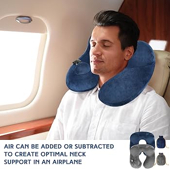 Comfort Memory Foam Pillow Suitable For Adults & Kids,Fashion Embroidered New Travel U-Shaped Pillow, Cotton Suede Neck Pillow, Car Leisure Travel Pillow U-shaped ring care, fits the cervical spine.