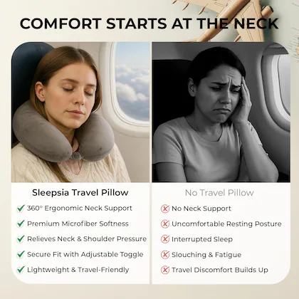 Comfort Memory Foam Pillow Suitable For Adults & Kids,Fashion Embroidered New Travel U-Shaped Pillow, Cotton Suede Neck Pillow, Car Leisure Travel Pillow U-shaped ring care, fits the cervical spine.