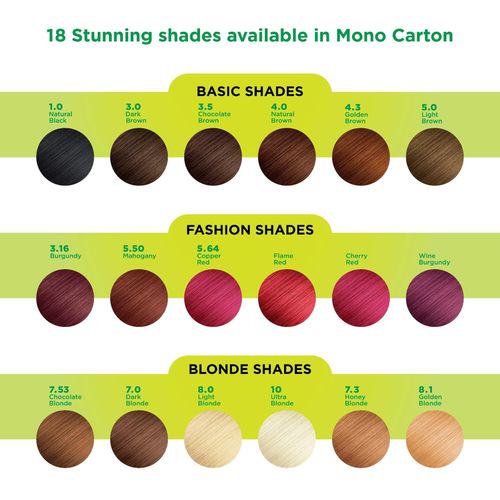 Nisha Crème Hair Color, Permanent Blonde Hair Dye Color, 100% Gray Coverage, Golden Blonde, 120gm These herbs constitute a perfect blend for hair color and work on all different hair types and texture