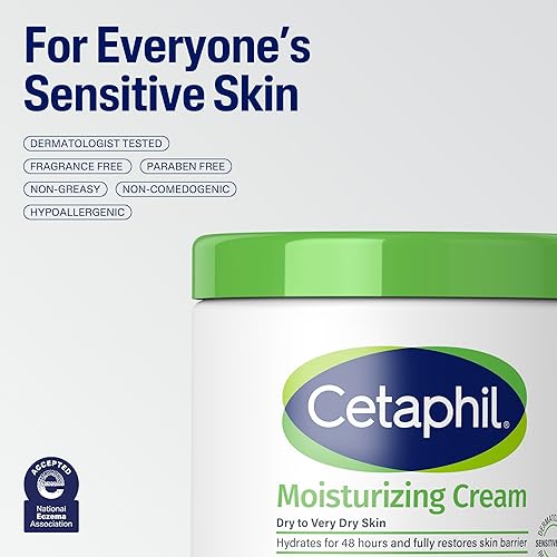 Cetaphil Body Moisturizer,Hydrating Moisturizing Cream For Dry To Very Dry,Sensitive Skin-250G.For long lasting hydration, this extra strength moisturizer binds water to the skin to deeply replenish