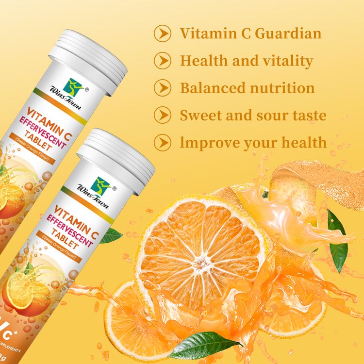 Wins Town Vitamin C Effervescent Tablet 80g (Sweet Orange Flavour) Its involved in many body functions, including absorption of iron, boosting the immune system, wound healing, the maintenance .