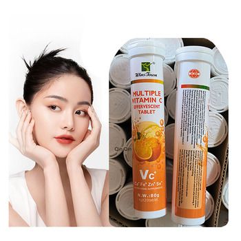 Wins Town Vitamin C Effervescent Tablet 80g (Sweet Orange Flavour) Its involved in many body functions, including absorption of iron, boosting the immune system, wound healing, the maintenance .